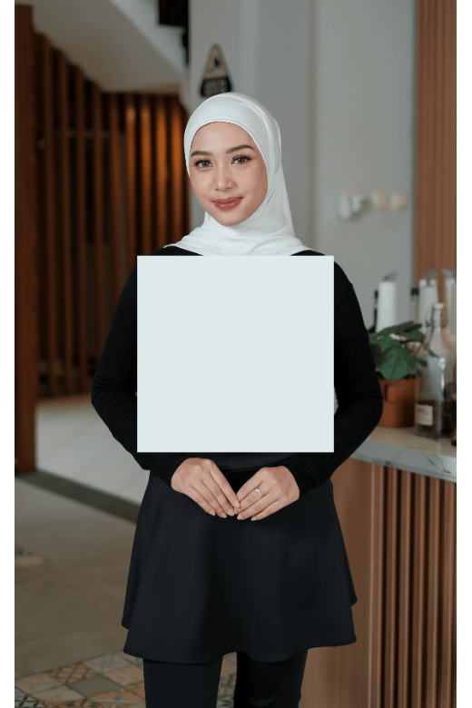 Segitiga Instan Oval Kania White